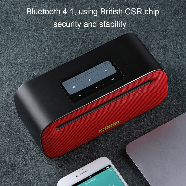 Loa Bluetooth không dây awei Y600 âm thanh nổi 3D, Mic tích hợp, Hỗ trợ thẻ TF / AUX / NFC, Y600