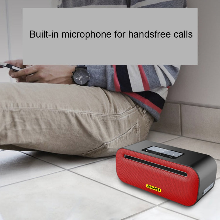 Loa Bluetooth không dây awei Y600 âm thanh nổi 3D, Mic tích hợp, Hỗ trợ thẻ TF / AUX / NFC, Y600