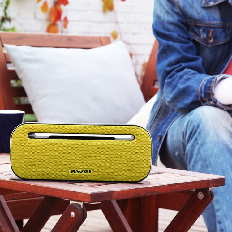 Loa Bluetooth không dây awei Y600 âm thanh nổi 3D, Mic tích hợp, Hỗ trợ thẻ TF / AUX / NFC, Y600