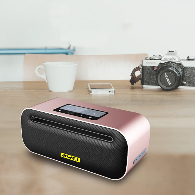 Loa Bluetooth không dây awei Y600 âm thanh nổi 3D, Mic tích hợp, Hỗ trợ thẻ TF / AUX / NFC, Y600