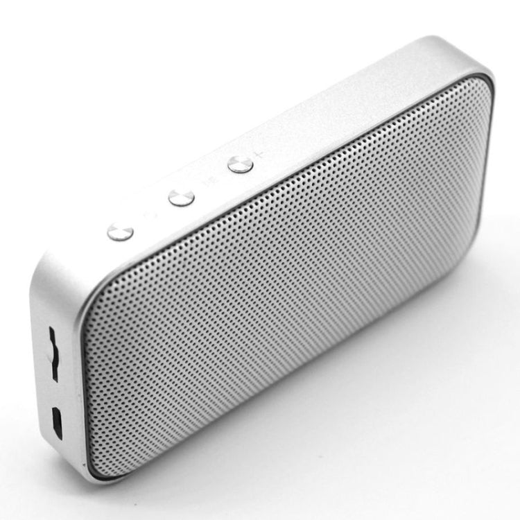 Loa Bluetooth mini siêu mỏng di động BT209 ngoài trời, hỗ trợ thẻ TF & gọi rảnh tay, màu bạc
