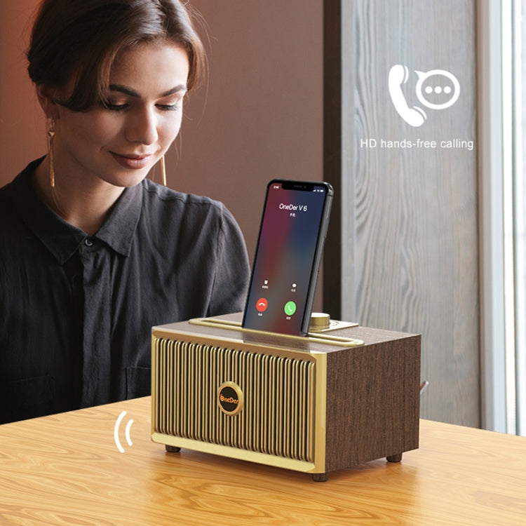 Loa Bluetooth không dây di động Oneder V6, hỗ trợ rảnh tay & FM & thẻ TF & AUX & ổ USB