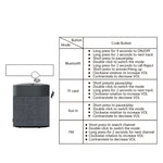 Oneder V13 Mini  Wireless Bluetooth Speaker, Support Hands-free & TF & FM & AUX