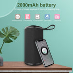Loa Bluetooth stereo bass nặng di động ZEALOT S35 có mic tích hợp, Hỗ trợ gọi rảnh tay & thẻ TF & AUX