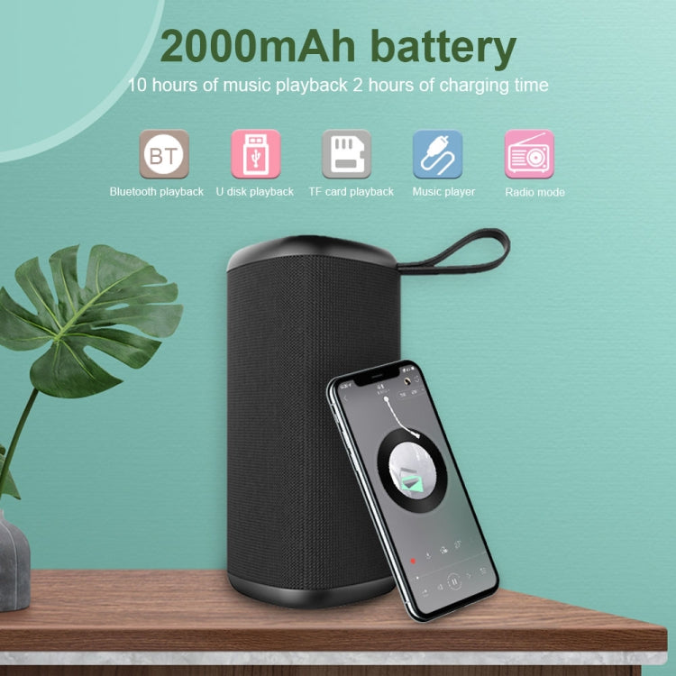 Loa Bluetooth stereo bass nặng di động ZEALOT S35 có mic tích hợp, Hỗ trợ gọi rảnh tay & thẻ TF & AUX
