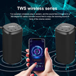 Loa Bluetooth stereo bass nặng di động ZEALOT S35 có mic tích hợp, Hỗ trợ gọi rảnh tay & thẻ TF & AUX