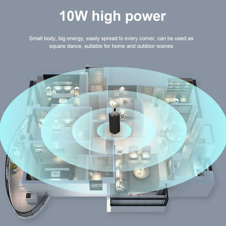 Loa Bluetooth stereo bass nặng di động ZEALOT S35 có mic tích hợp, Hỗ trợ gọi rảnh tay & thẻ TF & AUX