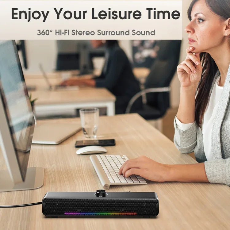 Loa không dây di động ngoài trời L16 với đèn RGB HiFi USB Bluetooth, L16