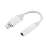 Cáp chuyển đổi 8 Pin đực sang âm thanh 3.5mm cái, hỗ trợ điện thoại iOS 10.3.1 trở lên