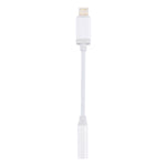 Cáp chuyển đổi 8 Pin đực sang âm thanh 3.5mm cái, hỗ trợ điện thoại iOS 10.3.1 trở lên