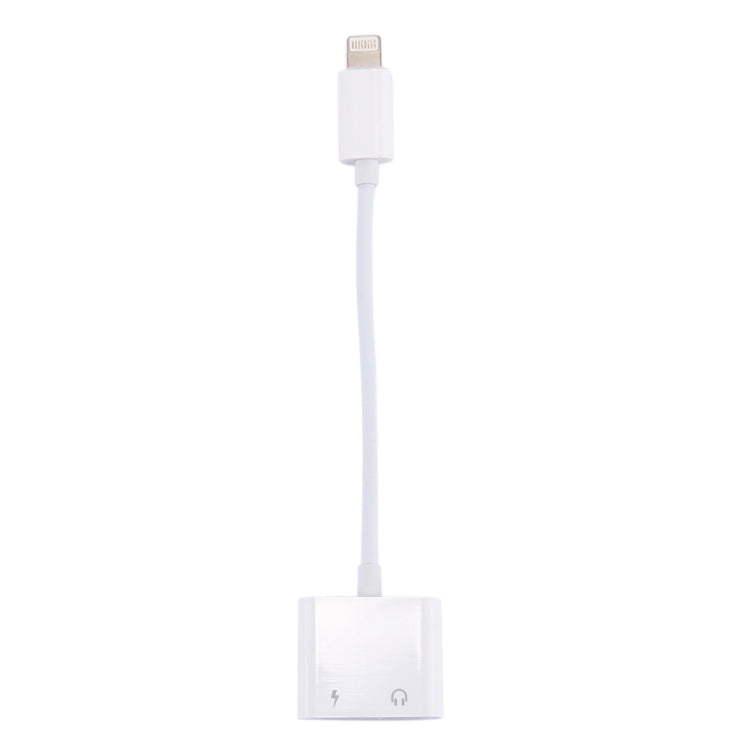 Bộ chuyển đổi tai nghe 2 trong 1 8 Pin đực sang sạc 8 Pin + âm thanh 8 Pin cái có chức năng gọi, hỗ trợ iOS 10.3.1 trở lên