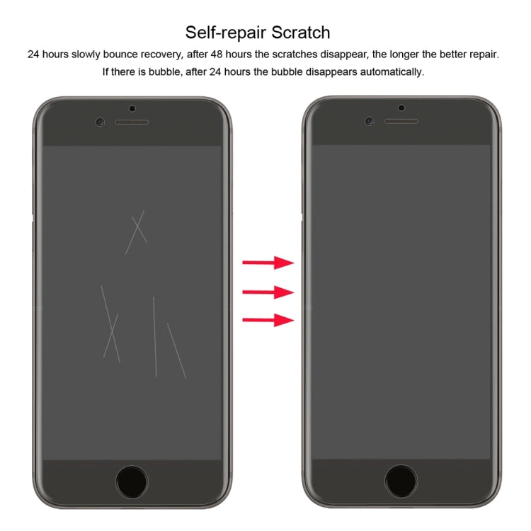 ENKAY Hat-Prince miếng dán bảo vệ màn hình 3D siêu mỏng 0.1mm chống nổ bằng hydrogel cho iPhone 8 Plus & 7 Plus, chất liệu TPU+TPE+PET, iPhone 8P & 7P