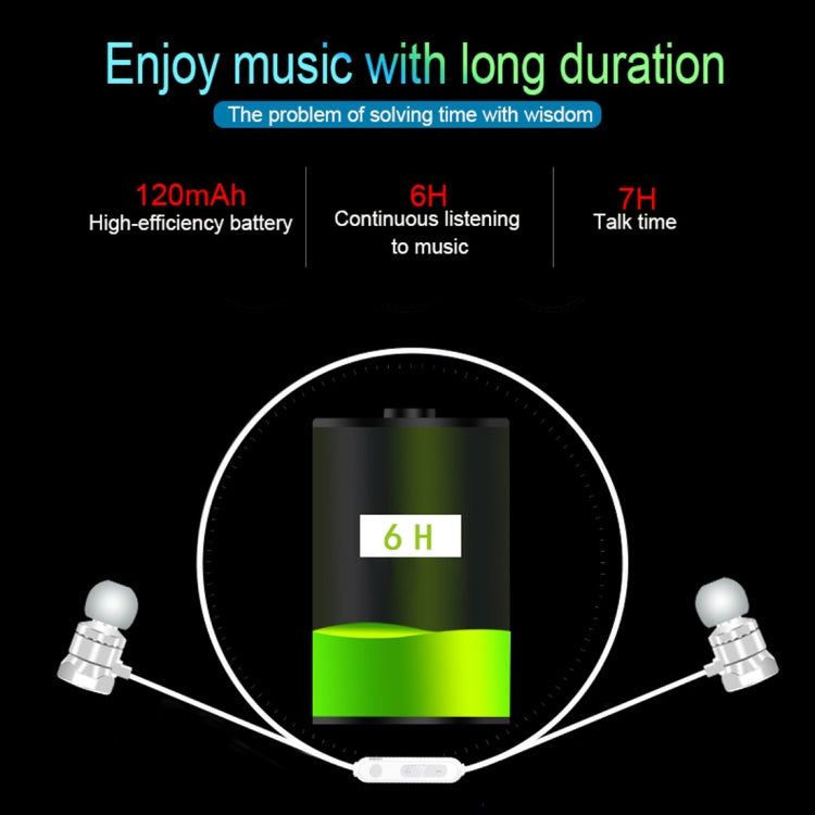 Tai nghe thể thao Bluetooth 5.0 X3 hút từ tính, mic HD, hỗ trợ gọi rảnh tay, khoảng cách: 10m