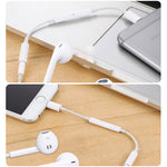 Dây jack tai nghe 8 Pin đực sang 3.5mm cái có điều khiển, bộ chuyển đổi âm thanh Bluetooth, hỗ trợ nghe nhạc, gọi điện, điều chỉnh âm lượng