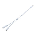 Bộ chuyển đổi âm thanh jack tai nghe 8 Pin đực sang đôi 3.5mm cái có điều khiển MH026