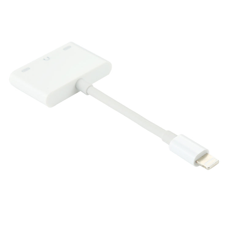 Bộ chuyển đổi âm thanh 8 Pin đực sang đôi 8 Pin cái & 3.5mm cái