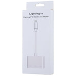 Bộ chuyển đổi âm thanh 8 Pin đực sang đôi 8 Pin cái & 3.5mm cái