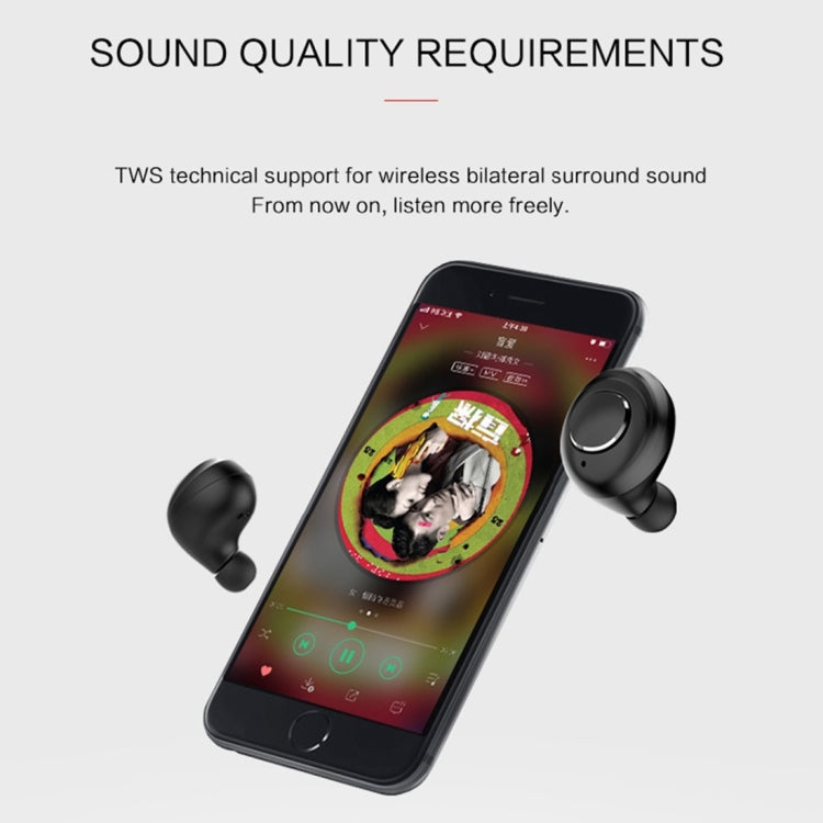 Tai nghe Bluetooth V5.0 X8 TWS thể thao ngoài trời dạng nhét tai có hộp sạc