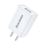 WK WP-U118 Bộ Sạc Du Lịch 10W 1 Cổng USB, Phích Cắm US, WP-U118 Phích Cắm US