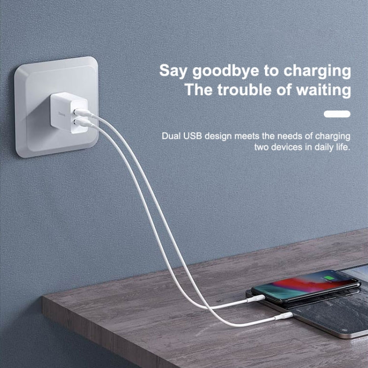 WK WP-U119 Bộ Sạc Du Lịch 10W 2 Cổng USB, Phích Cắm US, WP-U119 Phích Cắm US