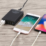 Sạc nhanh du lịch XBX09A 50W 5V 2.4A 6 cổng USB
