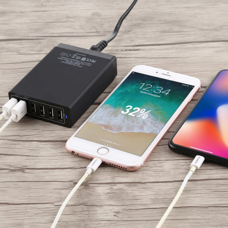Sạc nhanh du lịch XBX09A 50W 5V 2.4A 6 cổng USB