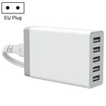 XBX09 40W 5V 8A 5 Cổng USB Sạc Nhanh Sạc Du Lịch, Phích Cắm UK (Đen), XBX09, 8A