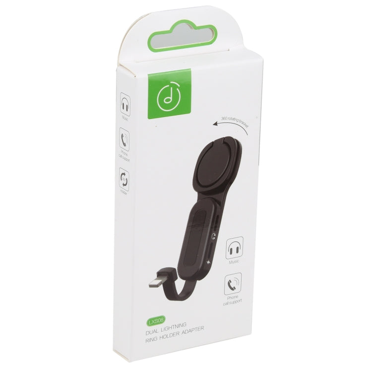 LXS08 Bộ Chuyển Đổi Sạc Nhanh 8 Chân Sang 8 Chân + Cổng Âm Thanh 3.5mm, 8 Chân + 3.5mm