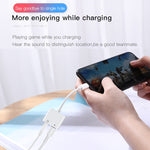 Bộ chuyển đổi đôi Lightning Apple JOYROOM S-Y104 Ben Series, Dài: 1.2m