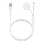 Cáp Sạc Từ Tính Đa Năng 8 Chân Cho iPhone / Apple Watch, Chiều Dài: 1m