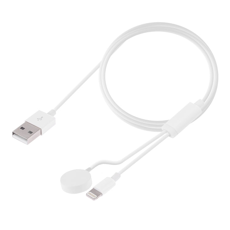 Cáp Sạc Từ Tính Đa Năng 8 Chân Cho iPhone / Apple Watch, Chiều Dài: 1m