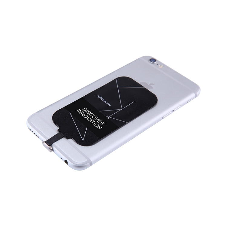 Bộ nhận sạc không dây chuẩn QI NILLKIN Magic Tag cho iPhone 7 / 6s / 6 / 5S / 5, với cổng 8 Pin, chiều dài: 98mm, dành cho iPhone 7