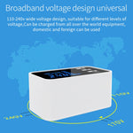 Bộ sạc đa năng CDA30 20W 3 cổng USB + cổng USB-C / Type-C có màn hình LED, phích cắm UK, phích cắm UK