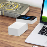 Bộ sạc đa năng CDA33Q 40W QC 3.0 USB + 3 cổng USB + cổng USB-C / Type-C có màn hình LED, phích cắm UK, phích cắm UK