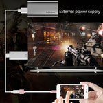 Cáp chuyển đổi Onten 7562 USB cái sang HDMI cho điện thoại lên HDTV, dùng cho iPhone / Android