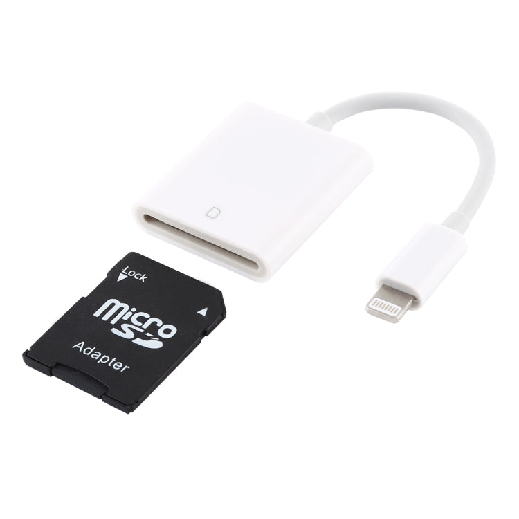 Bộ chuyển đổi đầu đọc thẻ camera NK105 8 chân sang thẻ SD, tương thích với hệ điều hành IOS 9.1 trở lên, NK105