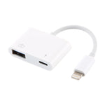 Bộ Chuyển Đổi Đầu Đọc Camera 8 Pin sang USB, Tương Thích Hệ Điều Hành IOS 9.1 Trở Lên, NK101