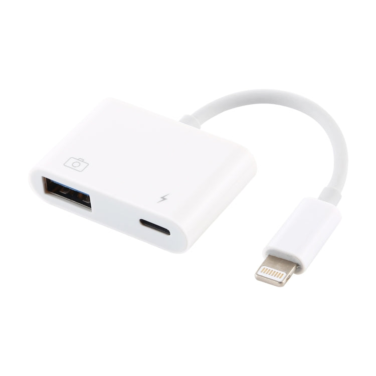 Bộ Chuyển Đổi Đầu Đọc Camera 8 Pin sang USB, Tương Thích Hệ Điều Hành IOS 9.1 Trở Lên, NK101