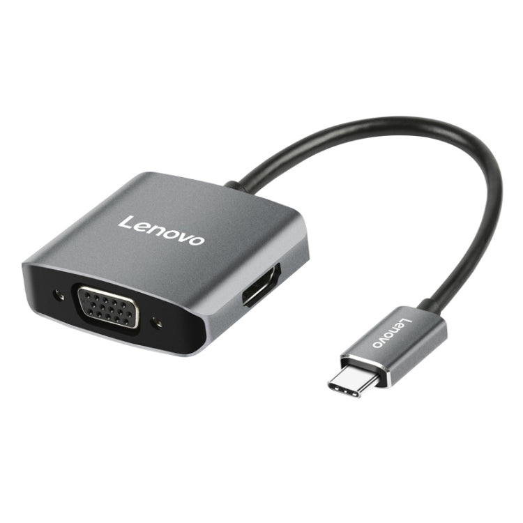 Bộ chuyển đổi Lenovo chính hãng C02 USB-C / Type-C sang HDMI + VGA