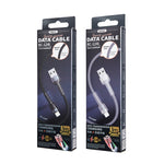 Cáp dữ liệu sạc nhanh REMAX RC-124i 1m 2.4A USB sang 8 chân bện hợp kim nhôm cho iPhone, iPad, 8 chân