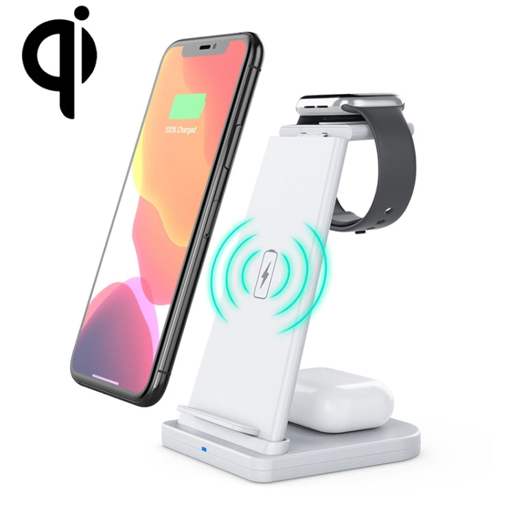 Giá đỡ sạc đa năng 3 trong 1 HQ-UD21 gập cho điện thoại, đồng hồ & Airpods, Sạc không dây cho iPhone & Apple Watch & Airpods, HQ-UD21