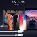 Cáp Sạc Nhanh PD AWEI CL-68 3A Type-C / USB-C sang 8 Pin, Dài 1m