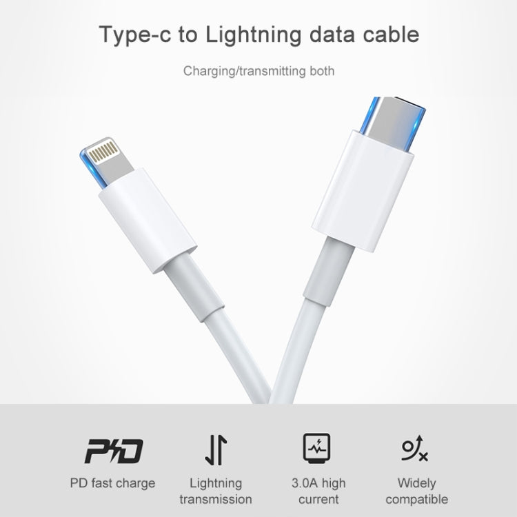 Cáp Sạc Nhanh PD AWEI CL-68 3A Type-C / USB-C sang 8 Pin, Dài 1m