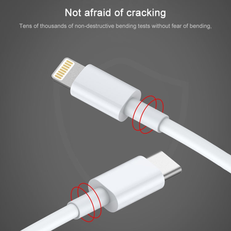 Cáp Sạc Nhanh PD AWEI CL-68 3A Type-C / USB-C sang 8 Pin, Dài 1m