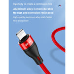 Cáp dữ liệu sạc nhanh 40W 5A USB sang Micro USB + USB-C / Type-C + 8 chân, chiều dài cáp: 1.2m, 1.2m