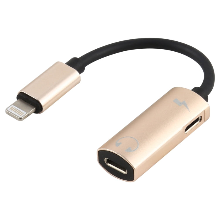 Bộ chuyển đổi 2 trong 1 8 Pin đực sang 2 đầu 8 Pin cái cho sạc và nghe nhạc, tương thích với tất cả hệ điều hành IOS