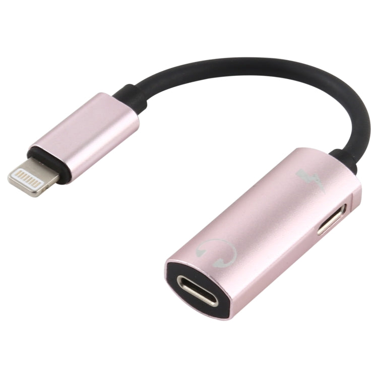 Bộ chuyển đổi 2 trong 1 8 Pin đực sang 2 đầu 8 Pin cái cho sạc và nghe nhạc, tương thích với tất cả hệ điều hành IOS
