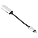 Bộ chuyển đổi 2 trong 1 8 Pin đực sang 2 đầu 8 Pin cái cho sạc và nghe nhạc, tương thích với tất cả hệ điều hành IOS