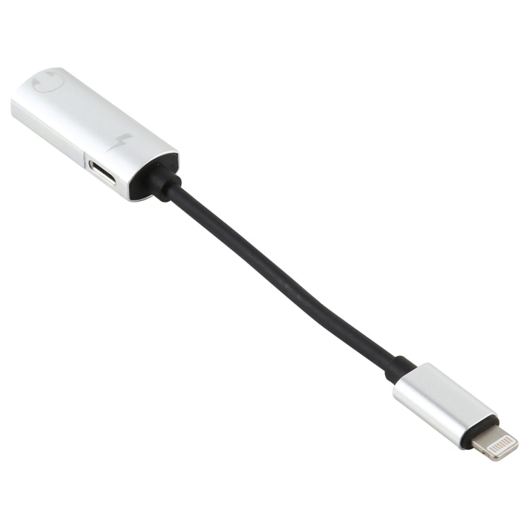 Bộ chuyển đổi 2 trong 1 8 Pin đực sang 2 đầu 8 Pin cái cho sạc và nghe nhạc, tương thích với tất cả hệ điều hành IOS