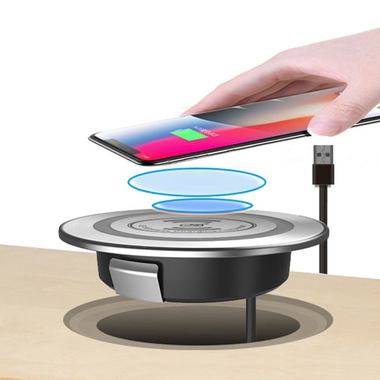 Sạc không dây để bàn nhúng KP-ZMC với cáp giao diện PD+USB dài 1.2m